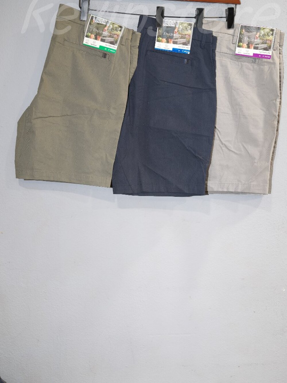3 pairs English‎ Laundry Men's Flat Front shorts. Price is for 3 ,